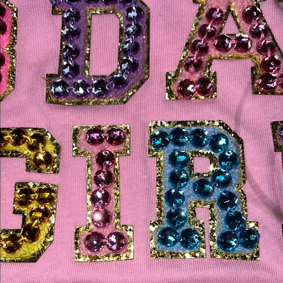 2T Pink B'Day Girl T-Shirt with Colorful Sequins. NWT. - Picture 4 of 6